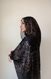 Leopard Print Modal Hijab