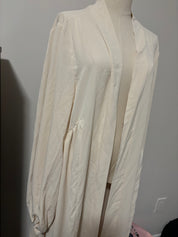 Puff Sleeve Beige Abaya