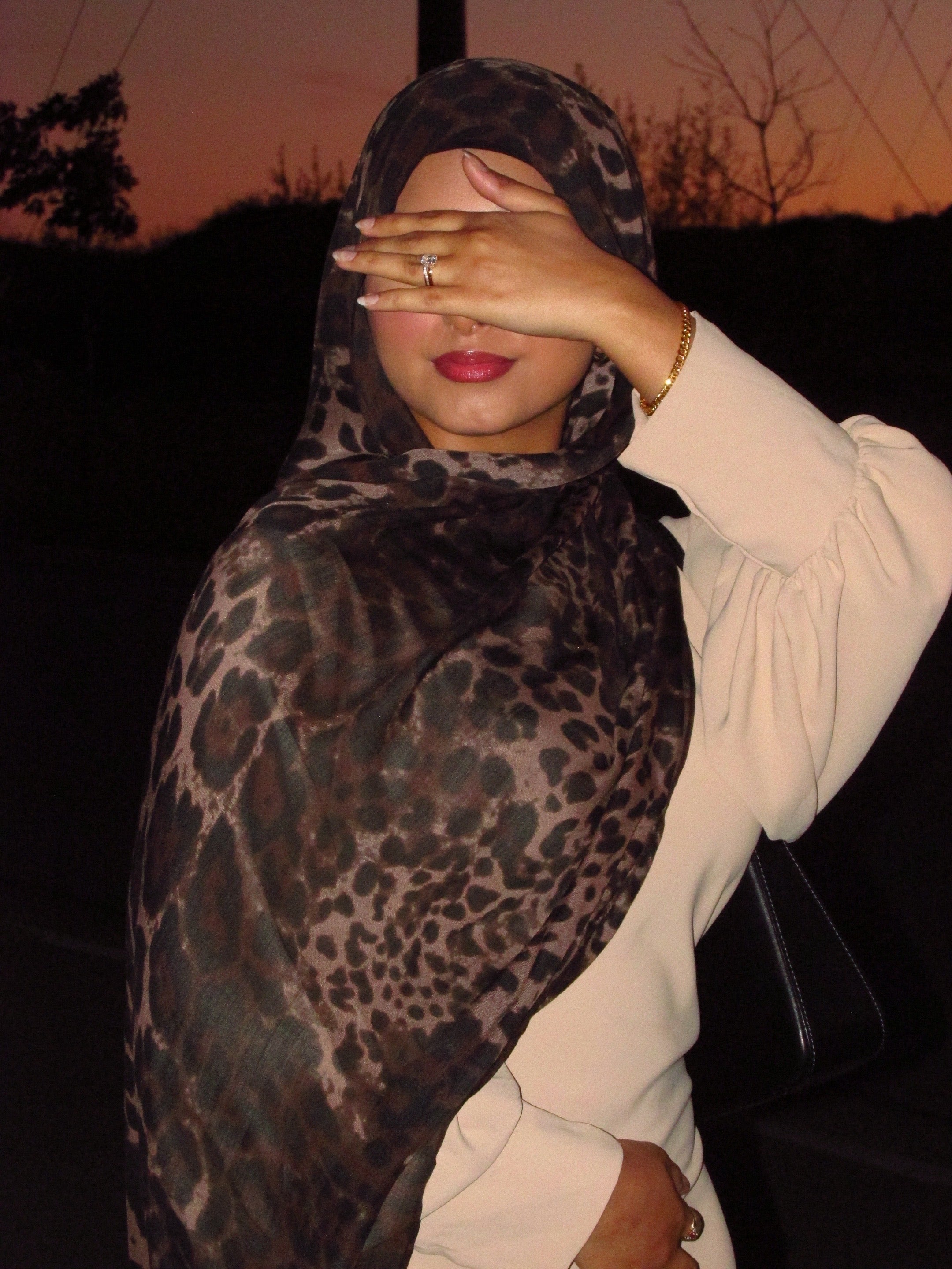 Leopard Print Modal Hijab