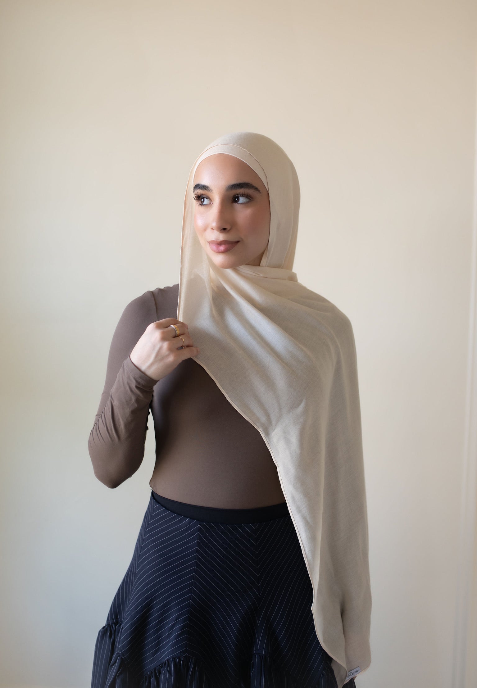 Vanilla Modal Hijab Set